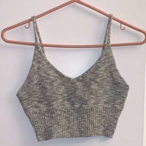 Cropped Sweater Tank